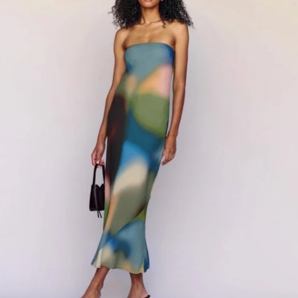 NWOT Reformation Joana Blur Dress